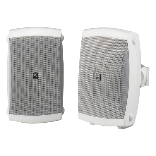 Altavoces de Montaje en Superficie de 2 vias | Woofer 5 in, Tweeter 0.5 in | Semi-Exterior, 6 ohms | Par Color Blanco