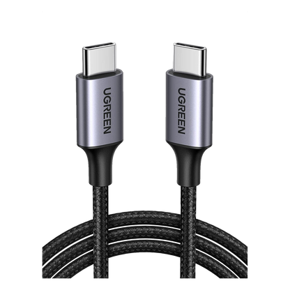 Cable USB-C a USB-C | 2 Metros (6.56 Pies) | Transferencia de Datos de 480 Mbps | Carga Rápida de Hasta 60W | QC 4.0/3.0/2.0 | PD3.0 | FPC | AFC |