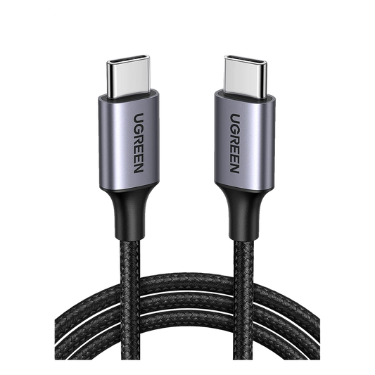 Cable USB-C a USB-C | 2 Metros (6.56 Pies) | Transferencia de Datos de 480 Mbps | Carga Rápida de Hasta 60W | QC 4.0/3.0/2.0 | PD3.0 | FPC | AFC |
