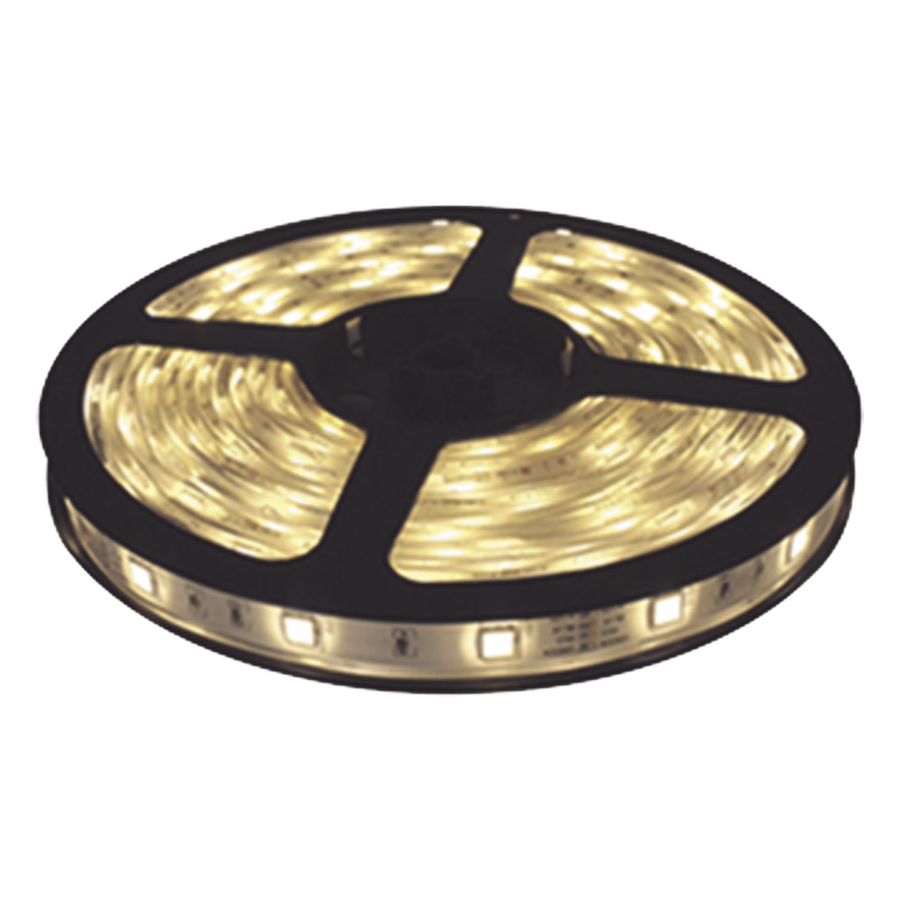 Tira Led de 5 m / Cálido / Uso Exterior / Potencia 22 W / 900 lm/ 12 V CD / IP 65.