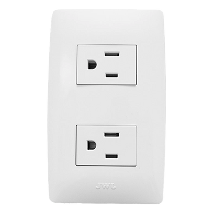 Contacto Dúplex de 127 V~60 HZ 15 A / Color Blanco.