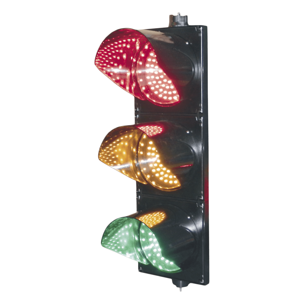 Semáforo / Señalización Rojo, Verde y Amarillo / Diametro 200mm / LED / 110vca.