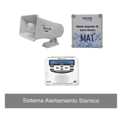 KIT de Alertamiento SISMICO con Audio Oficial SASMEX
