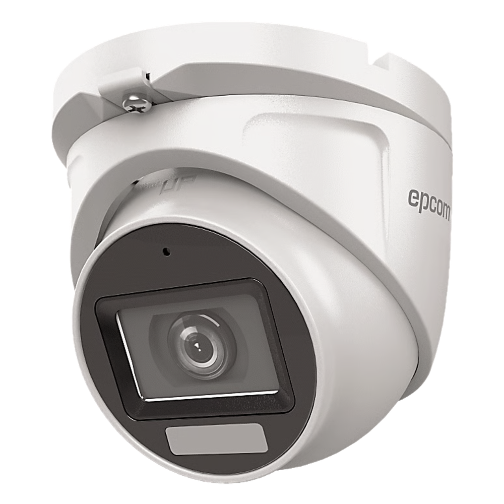 [Dual Light + ColorVu] Turret TURBOHD 2 Megapixel (1080p) / Lente 2.8 mm / 30 mts IR EXIR + 20 mts Luz Blanca / Micrófono Integrado / Exterior IP66