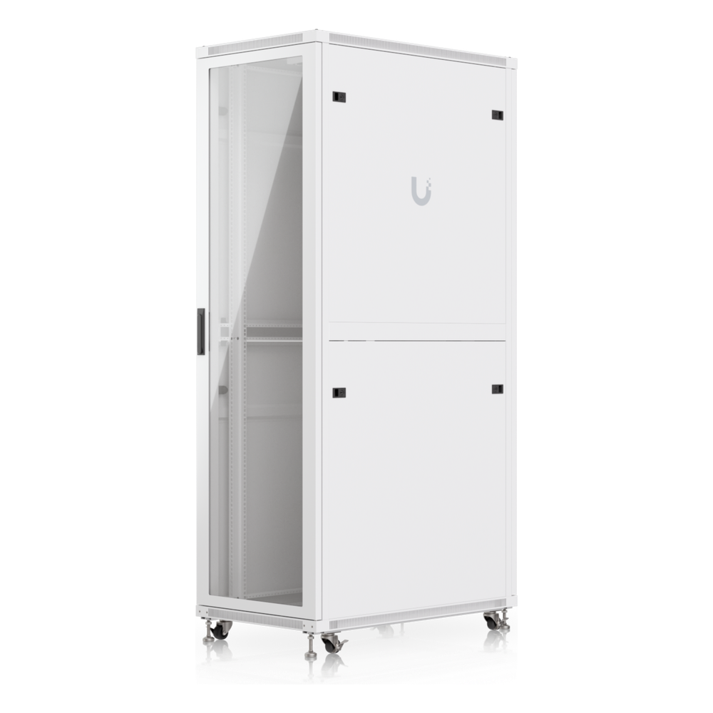 UACC Rack Cabinet 42U (600 × 1000 mm) – Gabinete de Piso Totalmente Ensamblado con Ventiladores Integrados, Paneles Removibles, Ruedas con Seguro y