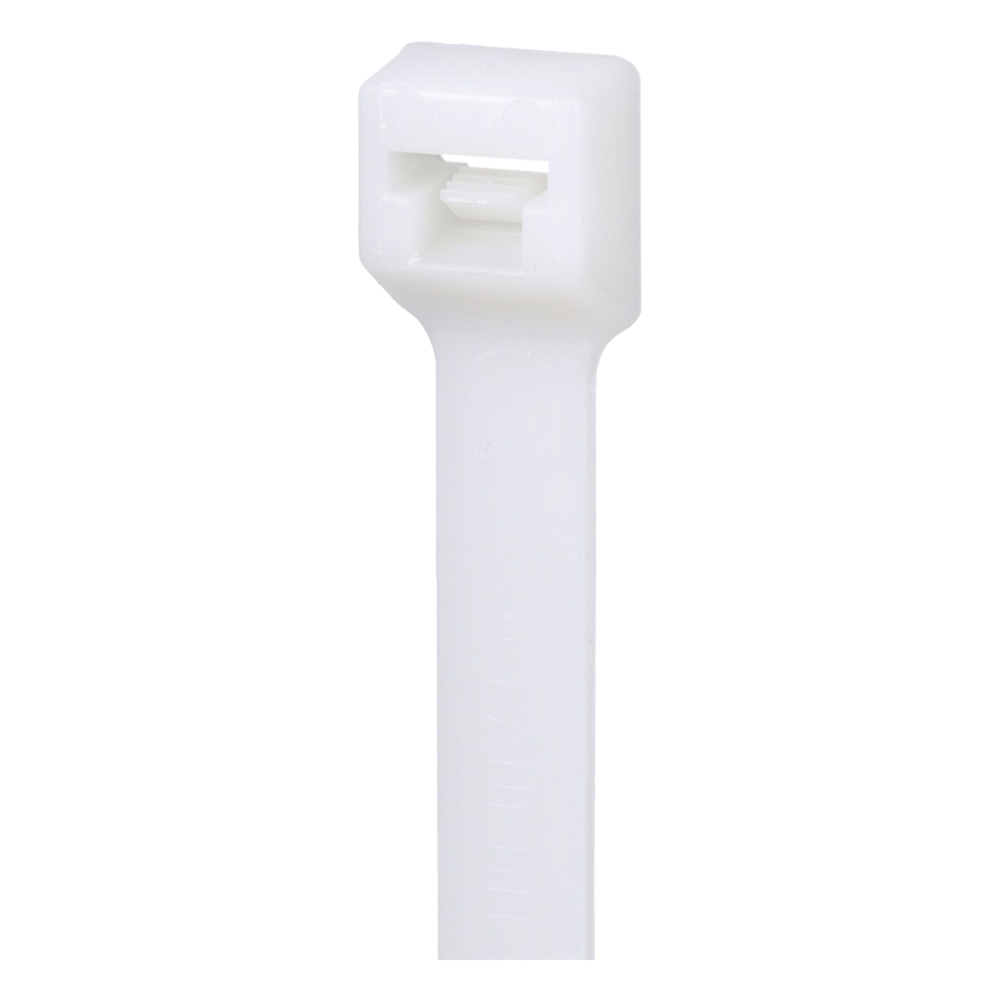 Cincho de Bloqueo de Nylon 6.6, Color Natural, 142 mm largo x 2.5mm ancho, sección transversal en miniatura, 1000 piezas