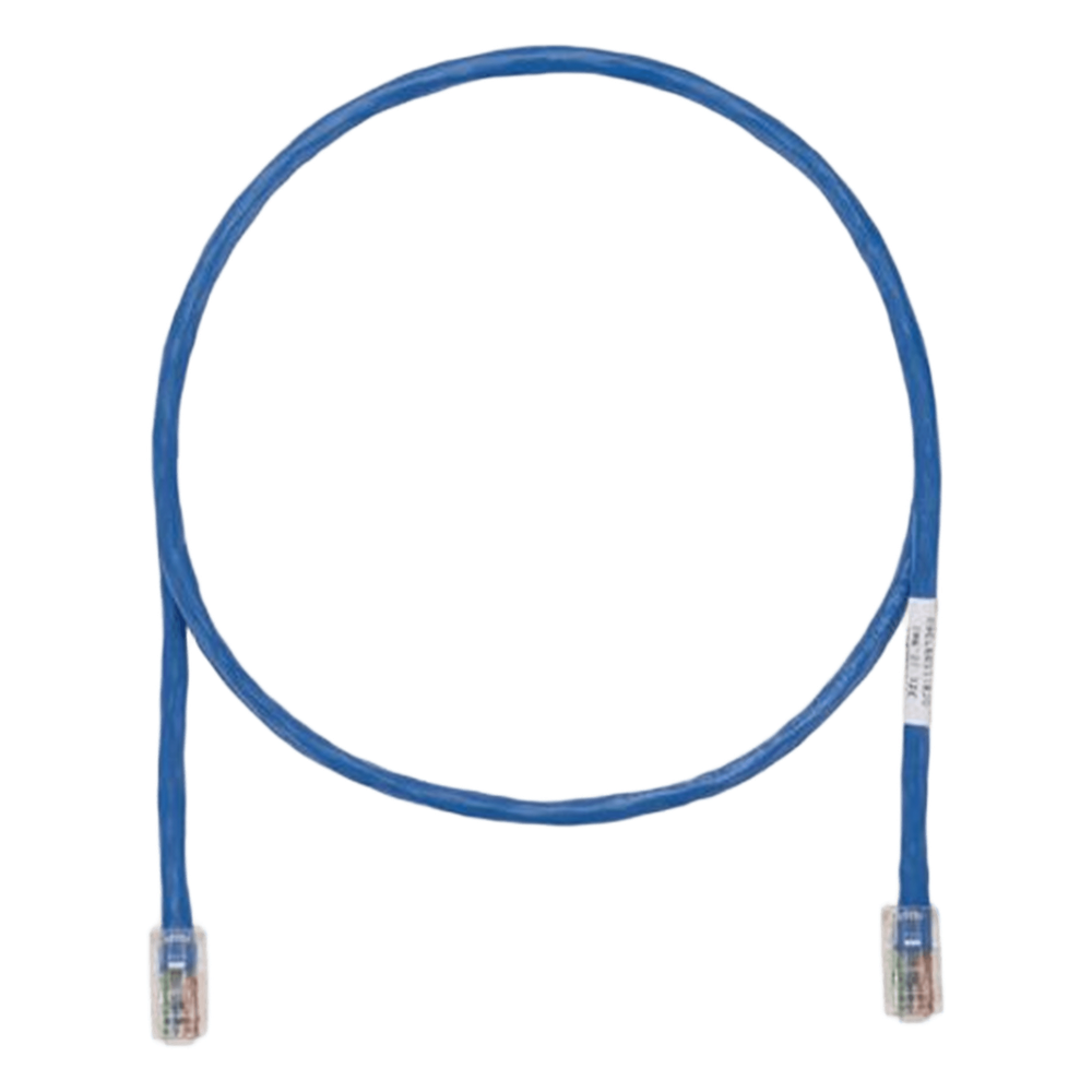 Cable de Parcheo TX5, UTP Cat5e, 24 AWG, CM, Color Azul, 1.52 Metros (5 Pies)