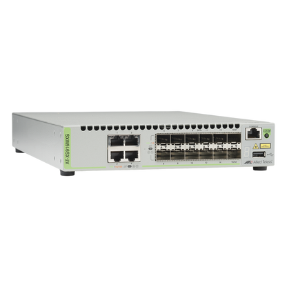 Switch Capa 3 Stackeable 10 Gigabit , 12 puertos SFP/SFP+ 10G y 4 puertos 100/1000/10G Base-T (RJ-45)
