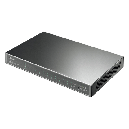 Switch PoE JetStream SDN Administrable 8 puertos 10/100/1000 Mbps + 2 puertos SFP, 8 puertos PoE, 61W, administración centralizada OMADA SDN