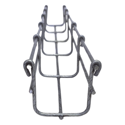 Charola Bimetálica Tipo Malla 66/50 mm, Ideal Para Utilizarse al Exterior o Zonas Húmedas, Hasta 53 Cables Cat6, Tramo de 3 Metros