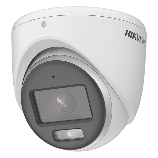 [ColorVu] Turret TURBOHD 3K (5 Megapixel) / Micrófono Integrado / Lente 2.8 mm / Imagen a Color 24/7 / 20 mts Luz Blanca / Exterior IP67 / dWDR / 4