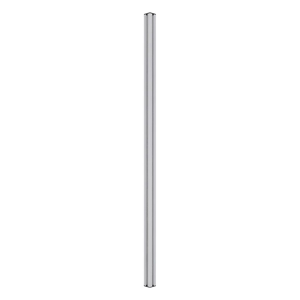 Accesorio_ Riel de Aluminio con longitud de 2380mm| Compatible con estructura para Videowall | Diseño Modular | Incluye Tapas de Riel