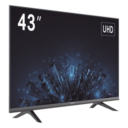 Monitor LED 4K de 43" / Ideal para Oficina y Hogar / Uso 24-7 / Entrada HDMI / Compatible con Montaje VESA (200 X 200) / Bocinas Integradas