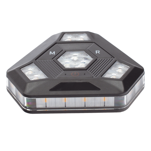 Luz Auxiliar Ámbar Ultra Brillante Para Automóviles, Motocicletas y Bicicletas Con Montaje Magnético