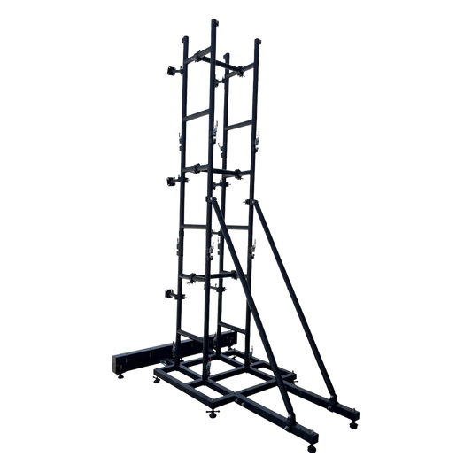 Kit Montaje Videowall 50x50 cm a Piso | Hasta 5m Altura | Soporte Inclinado | HIKVISION