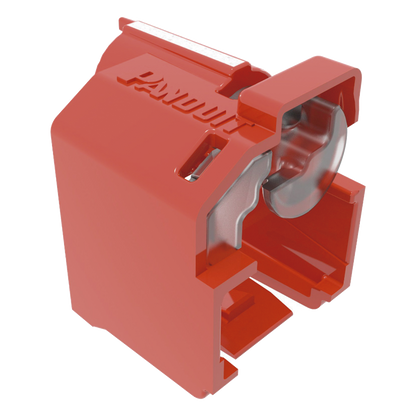 Kit de 10 Dispositivos Recubiertos para Impedir Desconexión de Plug RJ45, Color Rojo, Incluye Herramienta para Instalar/Retirar