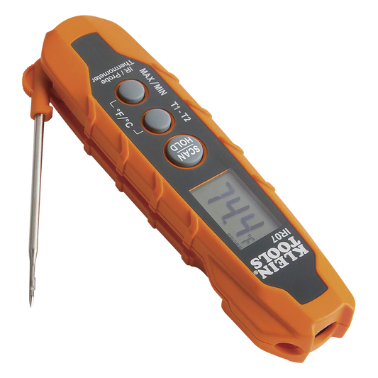 Termómetro Doble IR/Sonda con Medición ºC y ºF. Con Pantalla Retroiluminada