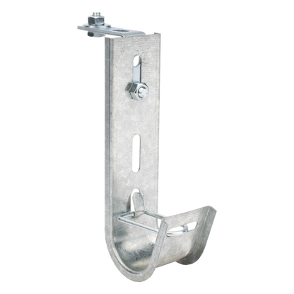 Soporte (Gancho) tipo J-Hook, hasta 10 cables Cat6, ideal para soportar cableado en los espacios de manipulación al aire, Para instalación en interior