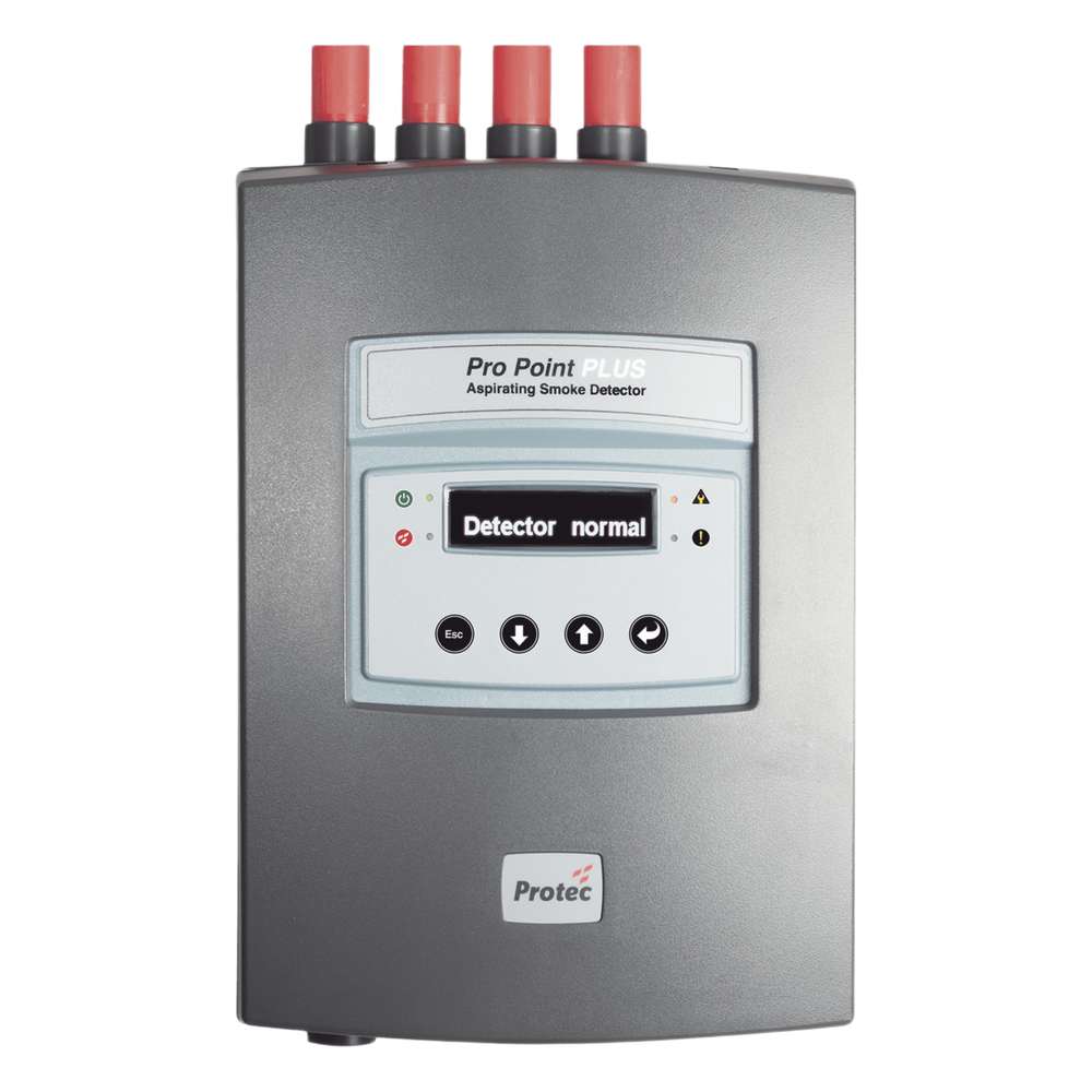 Detector de Humo por Aspiracion / ProPointPlus 1 Tubo / 2500 m2 / SCD Optico y CO / OLED / TCP/IP / EN 54-20
