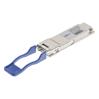 Transceptor Óptico QSFP28 (Mini-Gbic) / Monomodo 1310 nm / 100 Gbps / 100GBASE-LR4 / Conectores LC/UPC Dúplex / DDM / Hasta 3 km