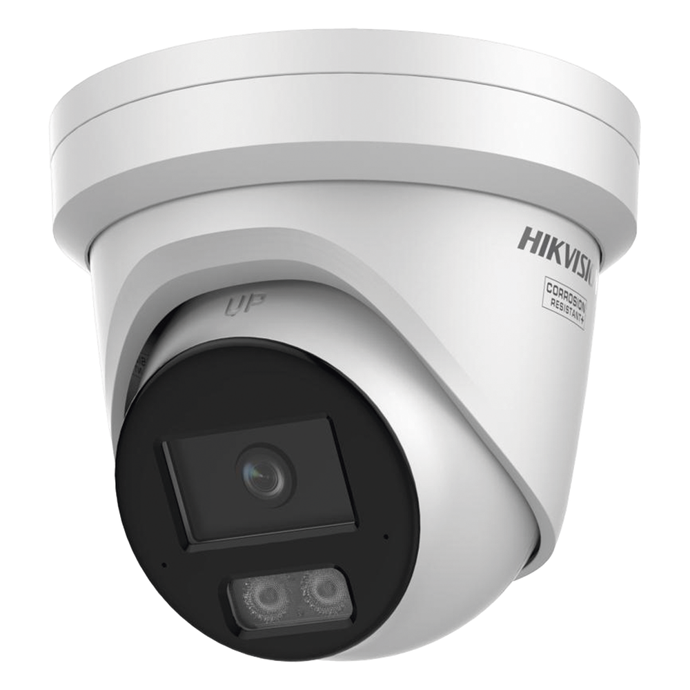 [Dual Light + ColorVu 3.0 + HikAI] Turret IP 8 Megapixel / Lente 2.8 mm / 30 mts IR + Luz Blanca / 2 Microfonos Integrados / Exterior IP67 / WDR 130