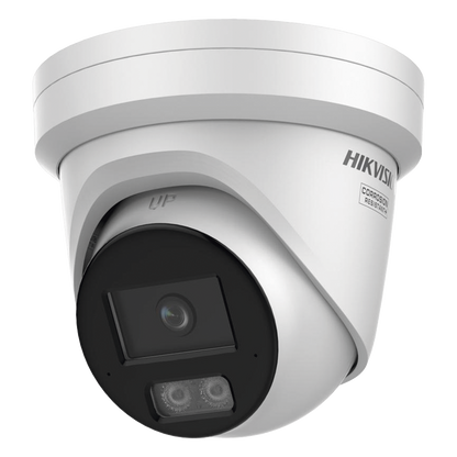 [Dual Light + ColorVu 3.0 + HikAI] Turret IP 8 Megapixel / Lente 2.8 mm / 30 mts IR + Luz Blanca / 2 Microfonos Integrados / Exterior IP67 / WDR 130