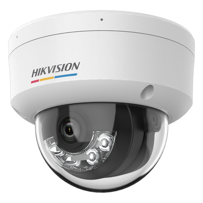 [ColorVu 3.0 + MD 3.0] Domo IP 2 Megapixel / Lente 2.8 mm / 30 mts IR + 30 mts Luz Blanca / Micrófono Integrado / Motion Detection 3.0 / Exterior