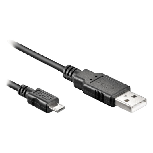 Cable Nexmosphere Nano / USB-A a Micro USB / Split 2.5 mm DC / 1.2 m (3.9 ft) / Negro / Comunicación y Alimentación