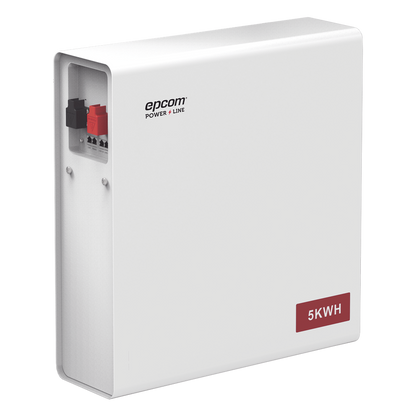 Batería de Litio LiFePO4 / 51.2 Vcc / 100 Ah / 5 kWh / Exterior / Instalación en Pared