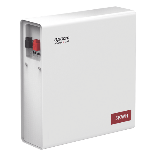 Batería de Litio LiFePO4 / 51.2 Vcc / 100 Ah / 5 kWh / Exterior / Instalación en Pared