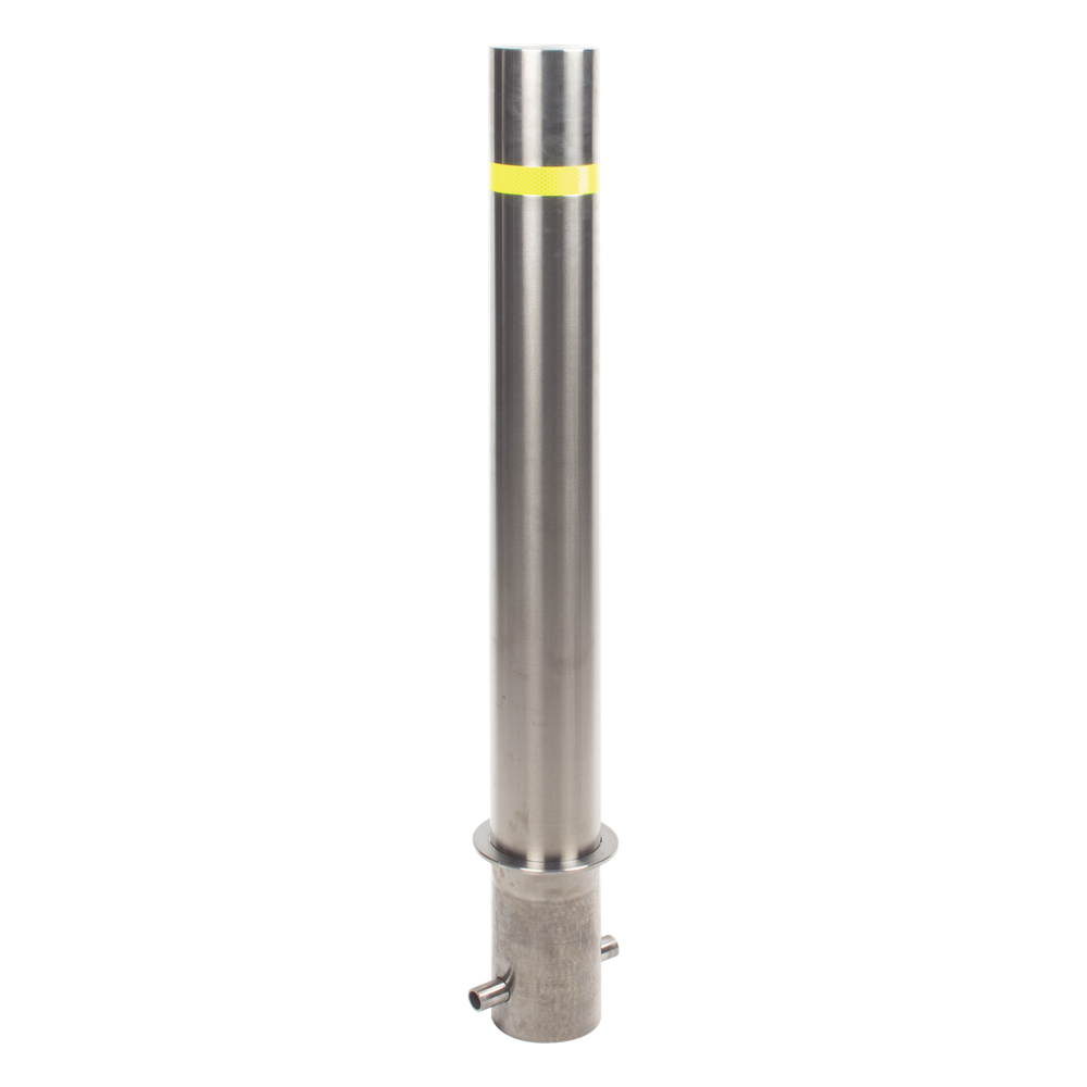 Bolardo Fijo de Acero Inoxidable de 900 mm de Altura / Ideal para aplicaciones delimitaciones de automóviles