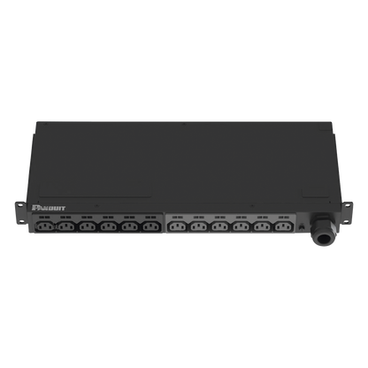 PDU Básico para Distribución de Energía, Enchufe de Entrada NEMA L6-30P, Con 12 Contactos C13, Instalación Horizontal de 19in, 1UR, 30 Amp, 208 Vca