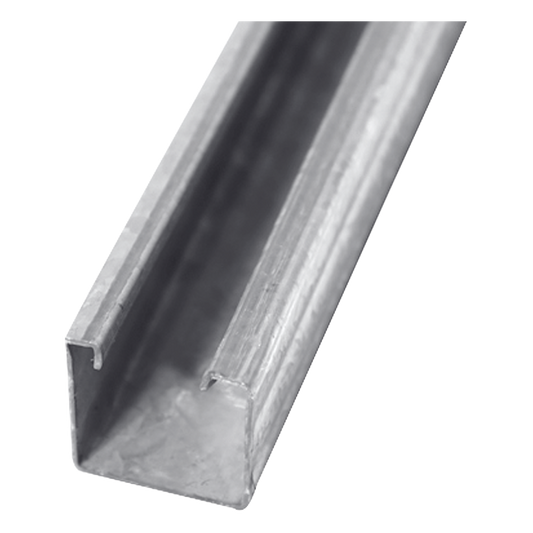 Unicanal Sólido 4 X 4 cm X 3 m (Galvanizado en Caliente).