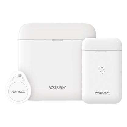 (AX PRO) KIT de Alarma AX PRO para RONDINES / Incluye: 1 Hub con bateria de respaldo / 1 Lector Tag / 1 Tag / Compatible con Hik-Connect P2P