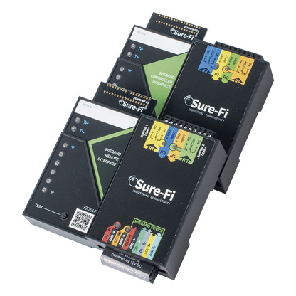 Convertidor de lectora para control de acceso (cableado a inalámbrico) / 1 Wiegand / 2 Relevadores / 2 Entradas / Atraviesa hasta 1.6 KM En