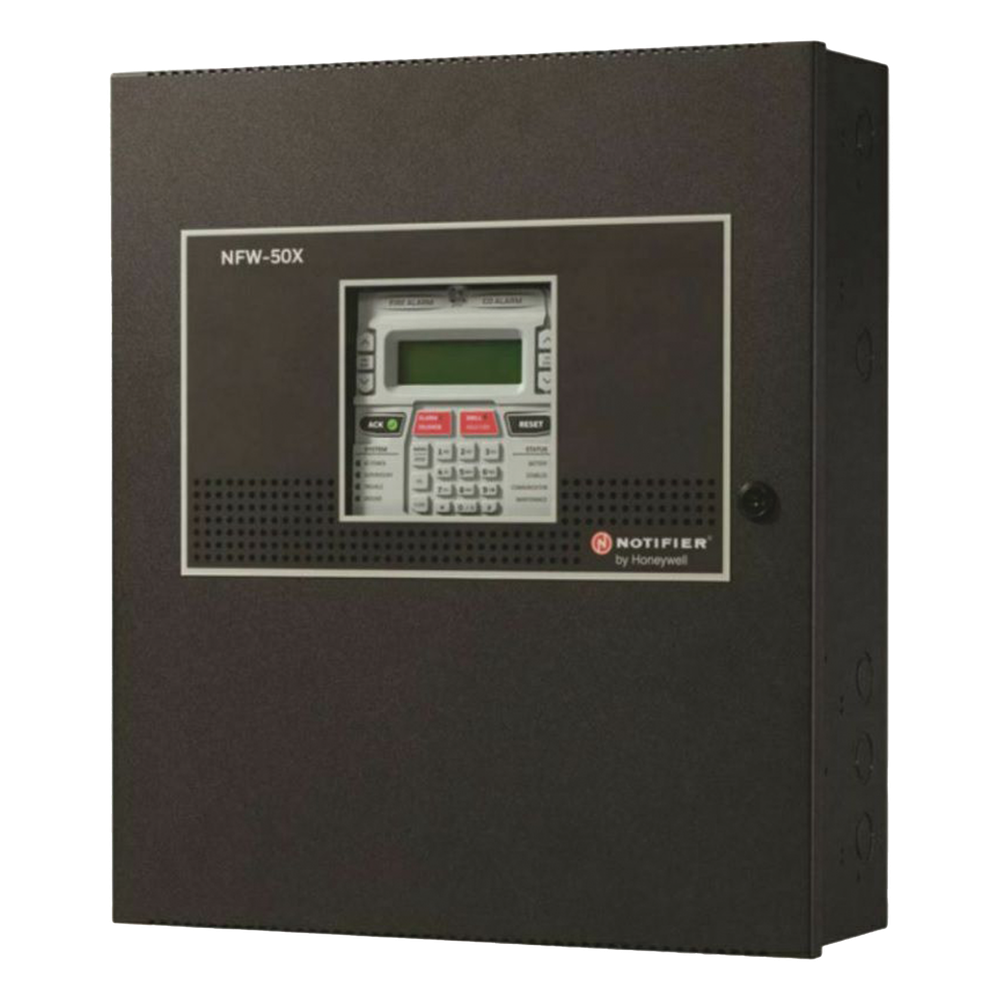 Panel direccionable de detección de incendio serie FireWarden con comunicador IP y POTS preinstalado, hasta 50 dispositivos