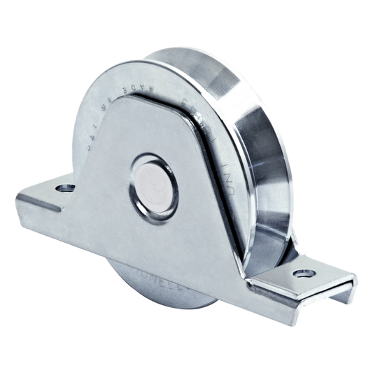336V - Rueda de 14 cm / Capacidad Para Puertas de Hasta 420 kg / Canal Tipo "V"