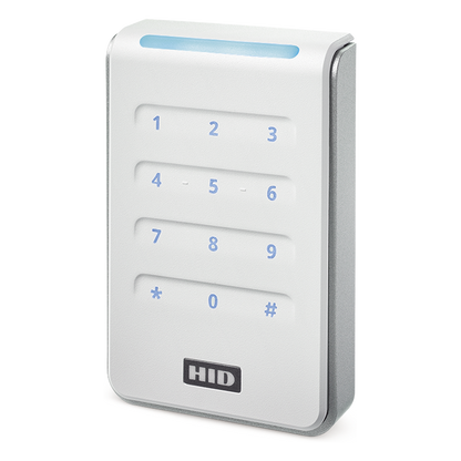 Lector R40 con TECLADO SIGNO WHITE Estandar Multitecnologia/ 40KNWS-00-000000/ Garantia de Por Vida/ Pigtail/Wiegand & OSDP