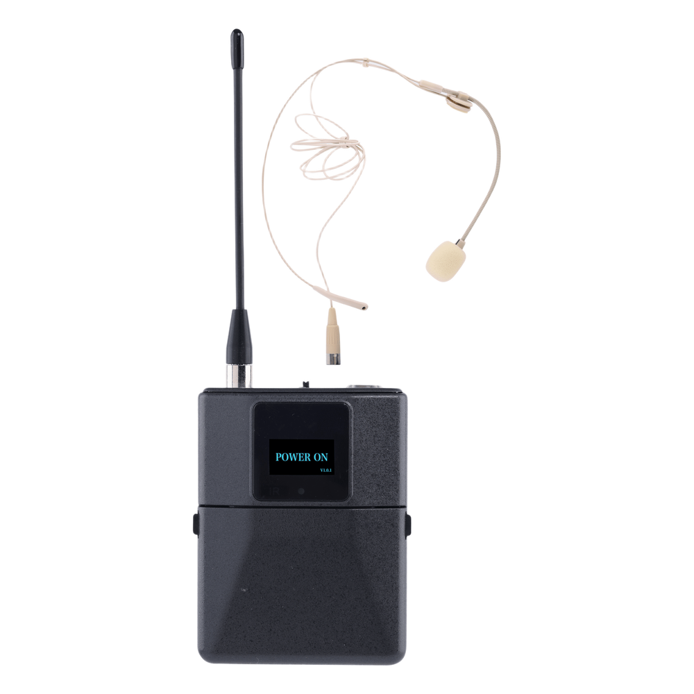 Headset Microfono Digital Inalámbrico EP-59S / Banda U 540-690 MHz / Tecnología Digital pi/4-DQPSK / Transmisión Estable Antinterferencias