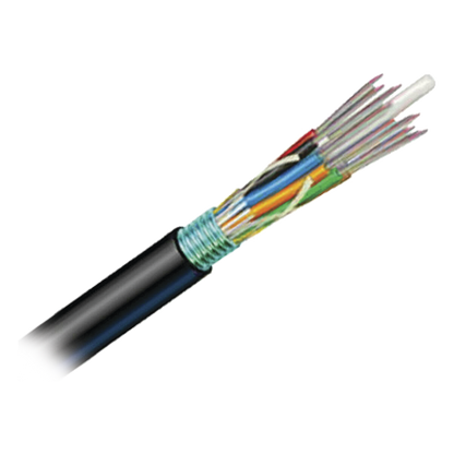 Cable de Fibra Óptica 6 Hilos, OSP (Planta Externa), Armada, Gel, HDPE (Polietileno de Alta Densidad), Multimodo OM3 50/125 Optimizada, 1 Metro (3.28