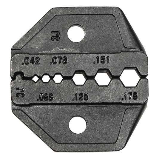 Matriz Ponchadora para RG174, RG179 y Belden 8218. Compatible con Pinza Ponchadora VDV200-010