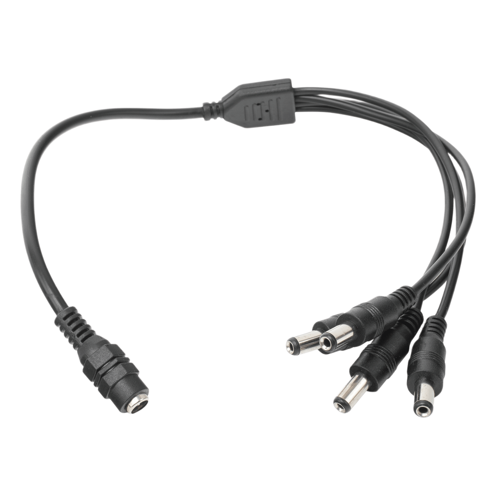 Cable con Conector Jack Hembra de 3.5 mm con 4 Salidas de Jack Macho (Divisor de Energía) / Tipo Pulpo / 4 Conectores Macho / 1 Conector Hembra