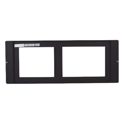 Placa de vestidura para chasis CA-1 con DVC-EM, DVC-KD y micrófono CMIC-1, en gabinetes NOTIFIER serie CAB-4