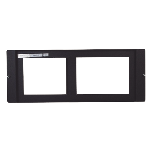 Placa de vestidura para chasis CA-1 con DVC-EM, DVC-KD y micrófono CMIC-1, en gabinetes NOTIFIER serie CAB-4