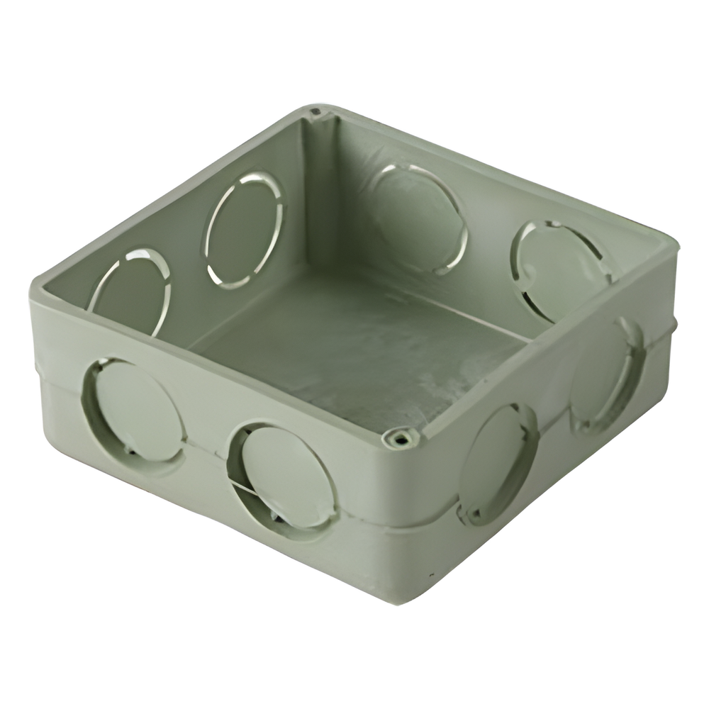 Caja Cuadrada de 1/2" para Instalaciones de PVC Conduit Pesado.