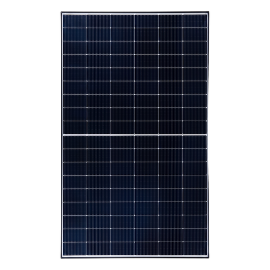 Módulo Solar Bifacial Doble Vidrio / 630W / 49.95 Vcc / Marco de Fibra de Vidrio / Monocristalino N-Type TOPCon / 132 Celdas 182x210 mm / Eficiencia