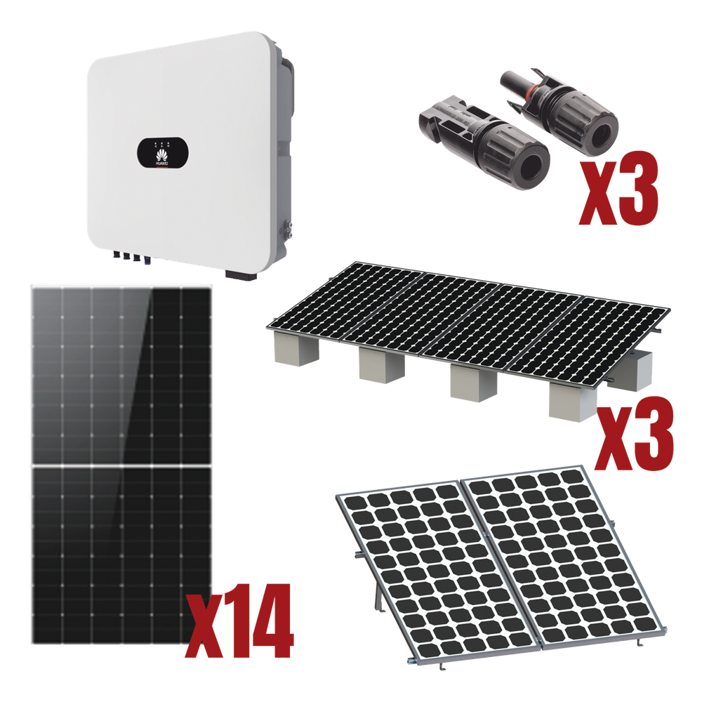 Kit Solar Interconexion / 8kW 220Vca / Inversor HUAWEI/ Montaje Incluido