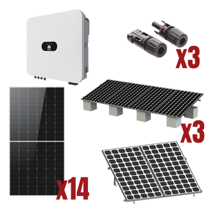 Kit Solar Interconexion / 8kW 220Vca / Inversor HUAWEI/ Montaje Incluido