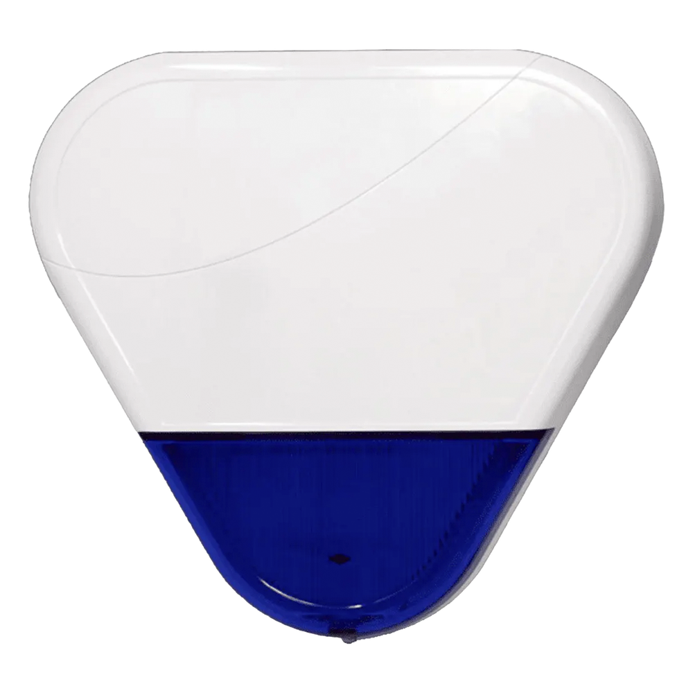 ALULA - Sirena Inalámbrica para Exterior / Volumen Sonoro 100 dBA / Vida Útil Batería 2-5 años / Alimentación AC Opcional / Resistente al Agua IP56