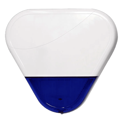 ALULA - Sirena Inalámbrica para Exterior / Volumen Sonoro 100 dBA / Vida Útil Batería 2-5 años / Alimentación AC Opcional / Resistente al Agua IP56